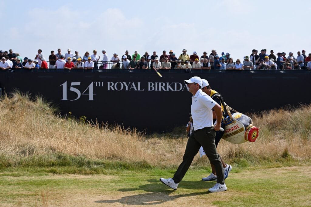 Rory McIlroy on Day Three of the 154th Open Championship at Royal Birkdale | Source: Stuart Kerr/R&A/R&A via Getty Images