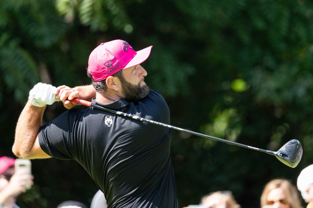 Captain Jon Rahm of Legion XIII during the final round of LIV Golf Indianapolis at The Club at Chatham Hills | Source: Montana Pritchard/LIV Golf