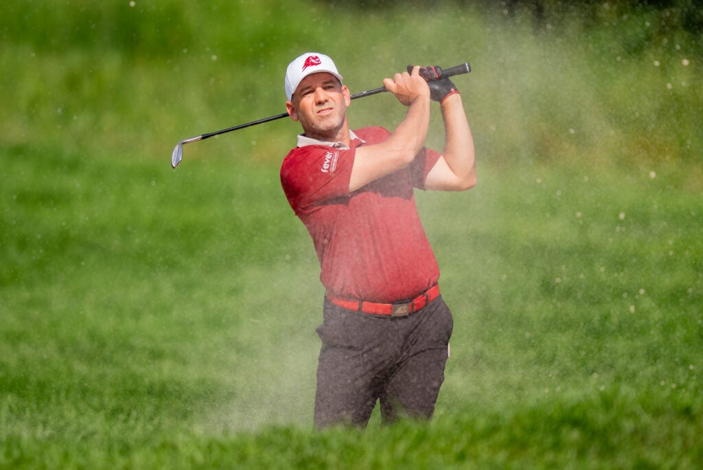 Captain Sergio Garcia of Fireballs GC during the final round of LIV Golf Indianapolis at The Club at Chatham Hills | Source: Pedro Salado/LIV Golf