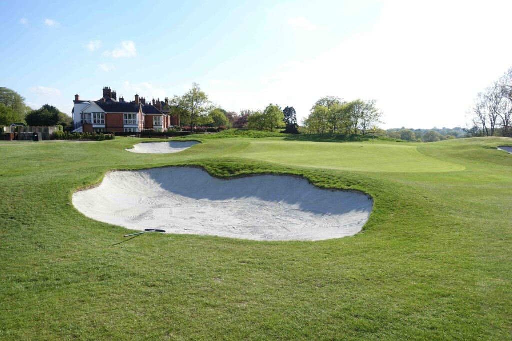 A greenside bunker at Nizels, in Kent | Source: Jonathan Gaunt