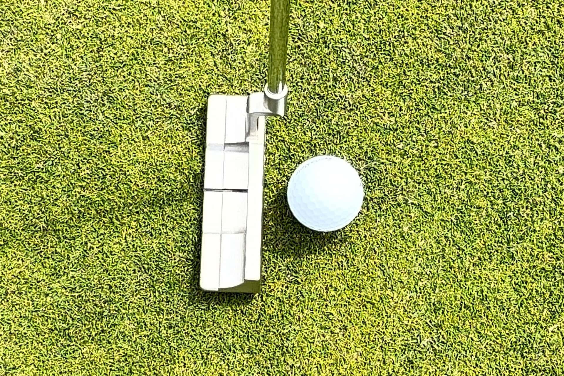 Scotty Cameron Super Select Newport 2 Plus putter at address | Source: NCG