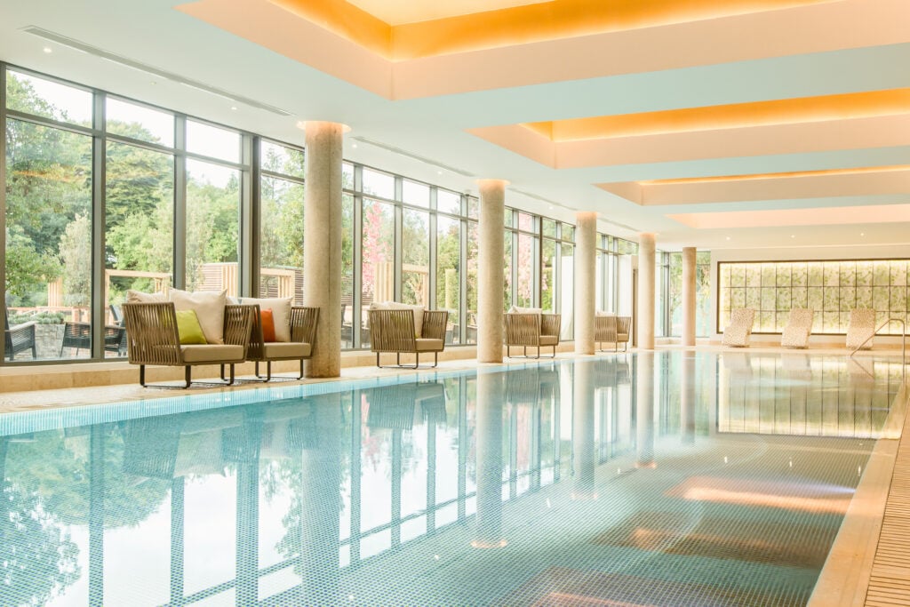 The pool at Galgormâs Thermal Spa VillageÂ | Source: Supplied