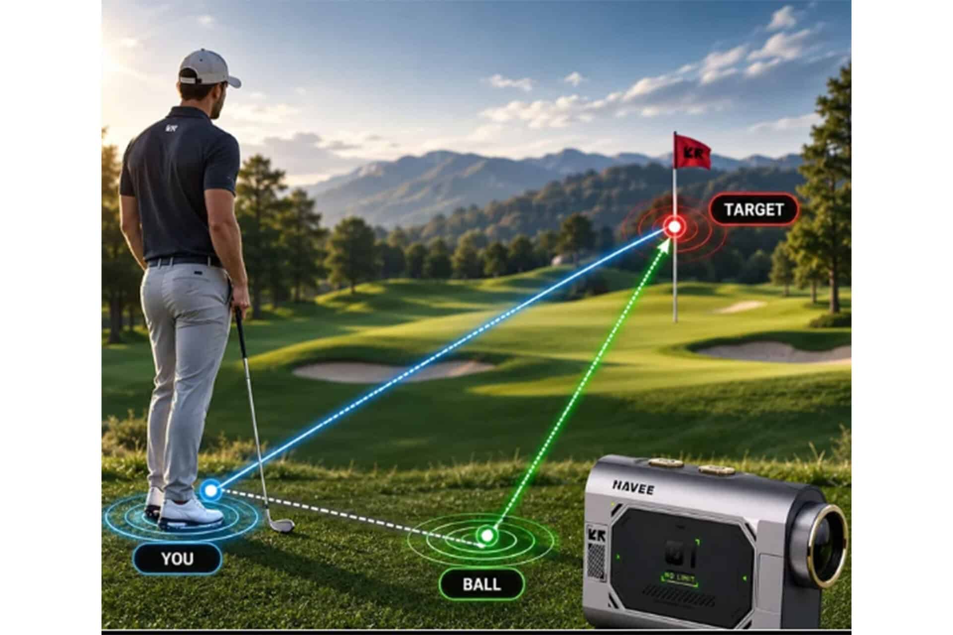 NAVEE Mini rangefinder triangulation | Source: NAVEE