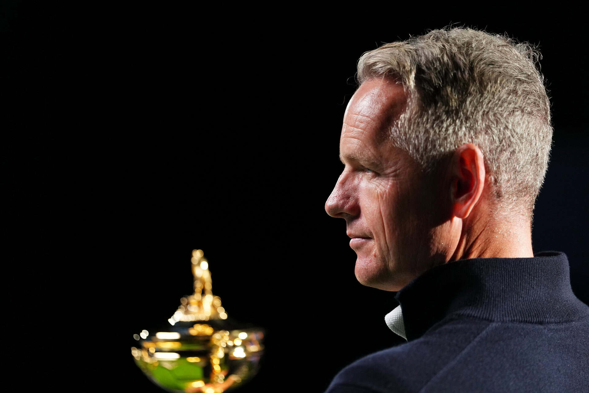 WEST PALM BEACH, FLORIDA - MARCH 03: Luke Donald is announced as Team Europe Captain for the 2027 Ryder Cup on March 03, 2026 in West Palm Beach, Florida. (Photo by Rich Storry/Getty Images)